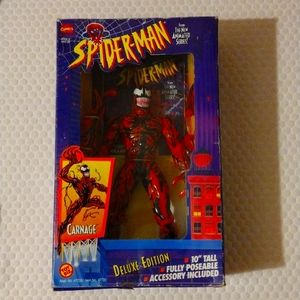 1994 Toy Biz Marvel Spider-man Carnage 10" Deluxe Figure